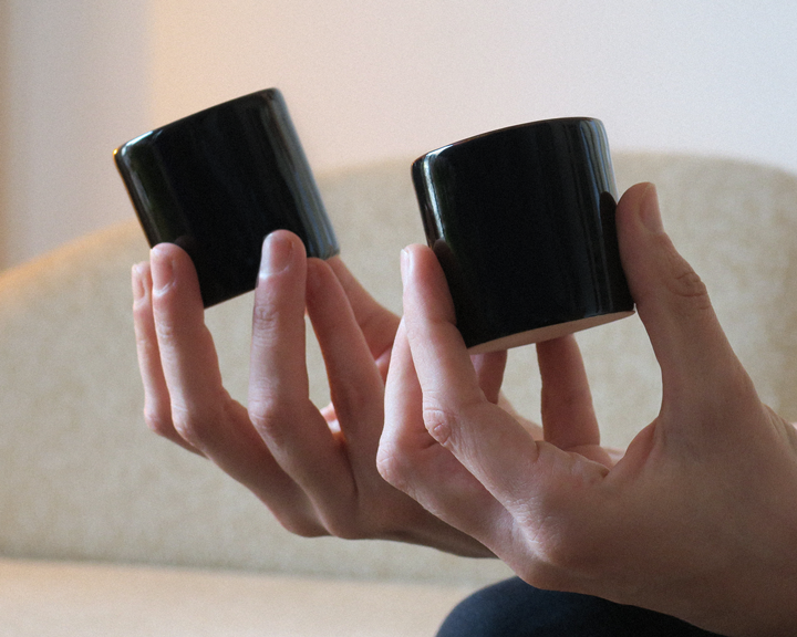 Tasse à café - Collection Ambre Noir