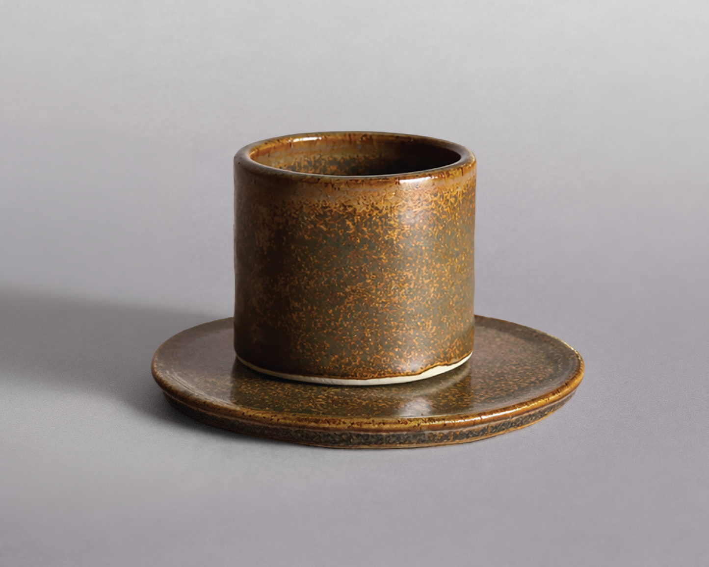 Tasse expresso — Émail bois d'automne