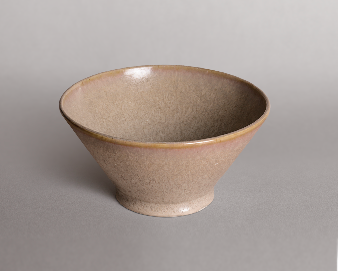 Grand bol évasé — Collection Sable rosé