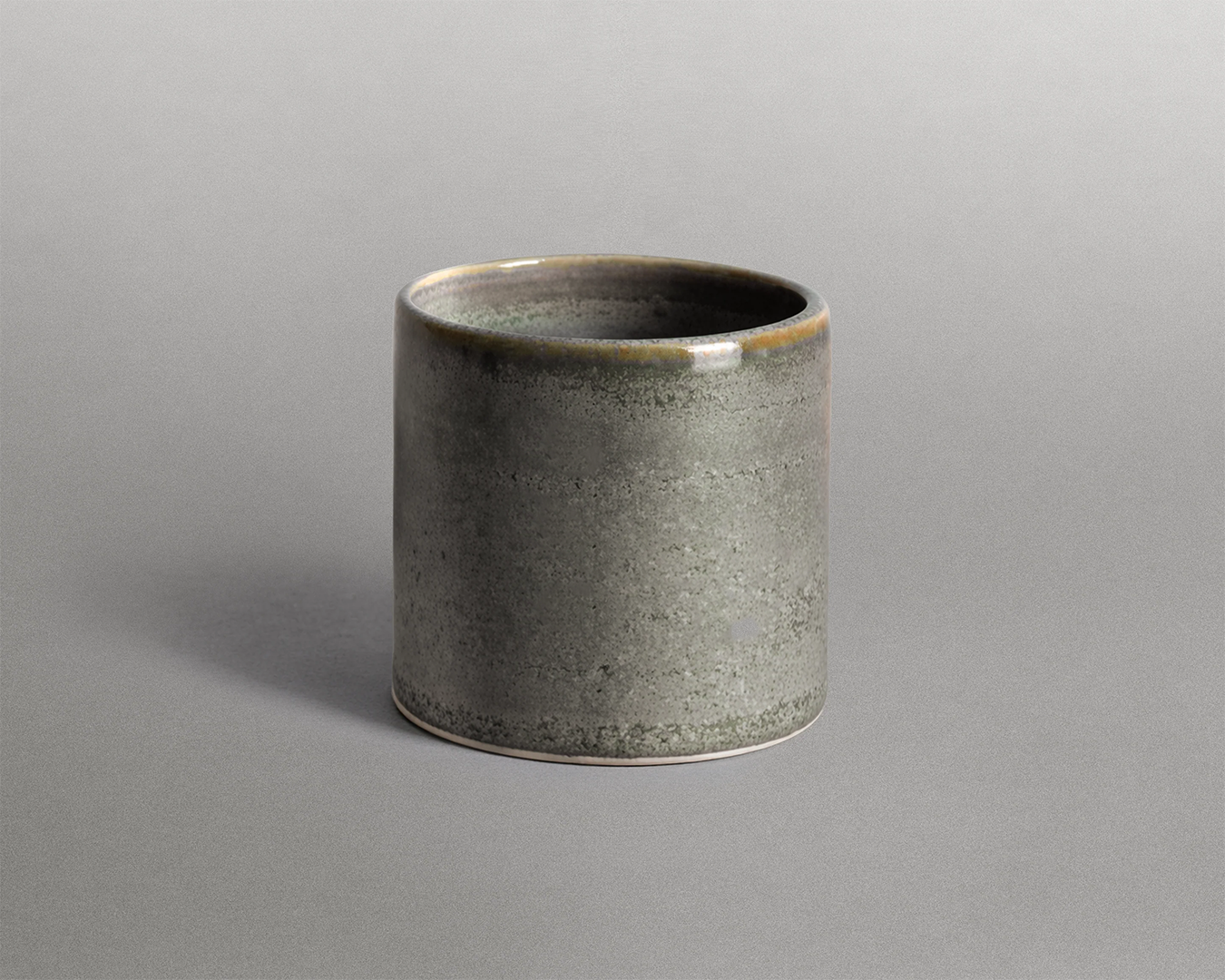 Mug sans anse — Émail lichen gris