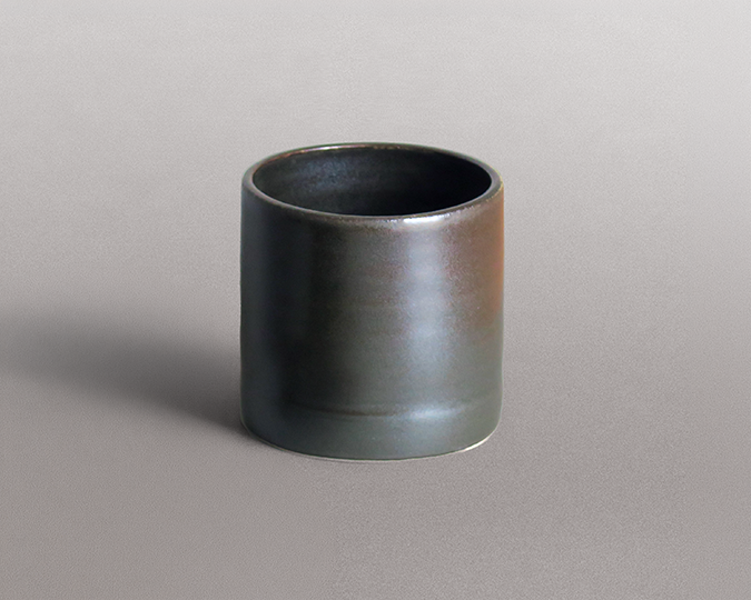 Mug sans anse — Émail bois brûlé