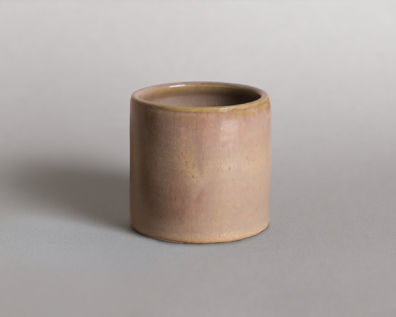 Mug sans anse — Émail sable rosé
