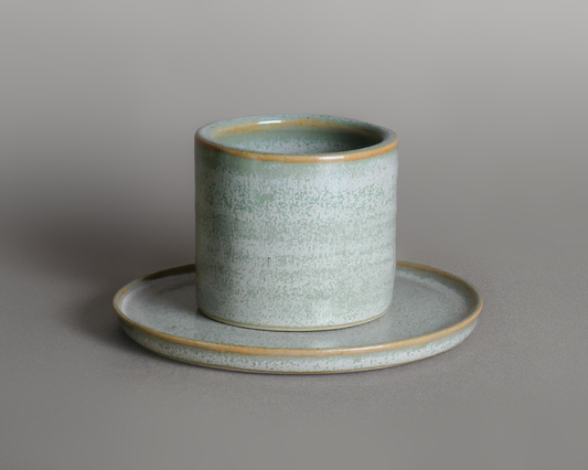 Tasse expresso — Émail lichen clair